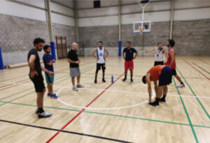 Pinta Bé-CB Es Castell-Primer entreno