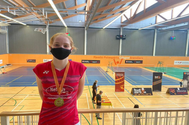 Laura Anglada-oro en el Master Nacional sub 15