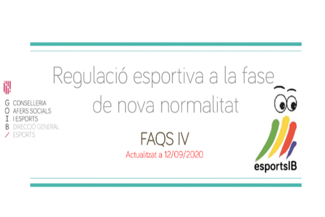 Regulació esportiva a la fase de nova normalitat