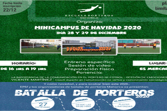 Campus Escuela Porteros Menorca