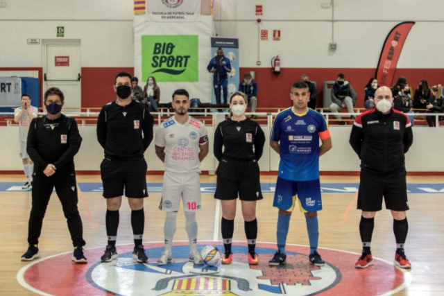 Itziar Gómez, arbitra de futbol sala Masc