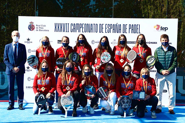 Real Club Polo de Barcelona-Campeón España Pádel por equipos