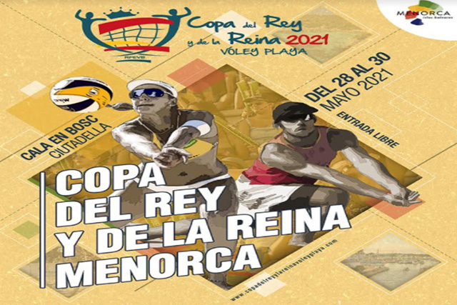 Cartell Copa del Rey i Reina Volei Platja