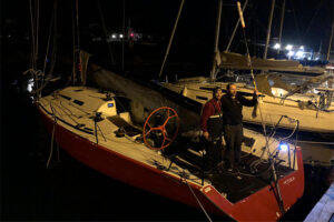 Hydra, primer en arribar a Ciutadella, Regata 100 Milles entre Illes 2021