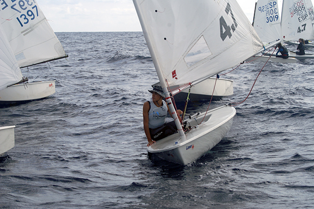 Carlos Sanchez-Rodrigo en regata