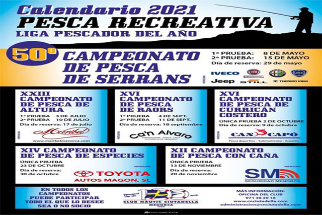 Cartell Pesca serrans
