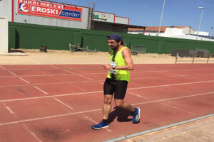 Control de pista escolar de atletismo