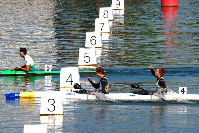 Alma Rabinerson y Christopher Emmerich - plata Copa España cadetes
