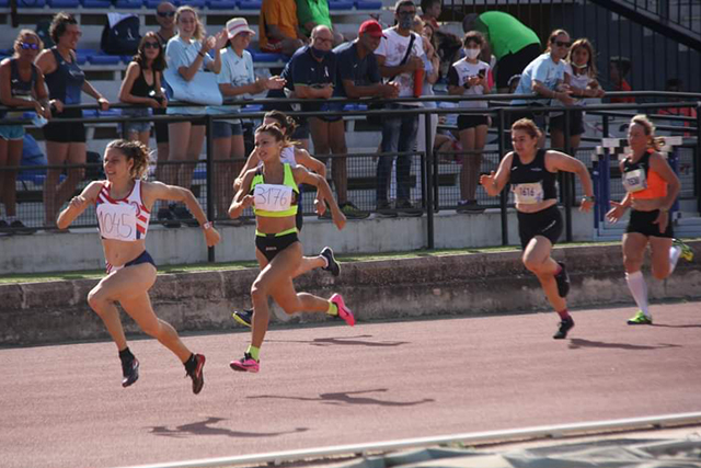 Lita López - 200 metros_ Balear Master de atletismo