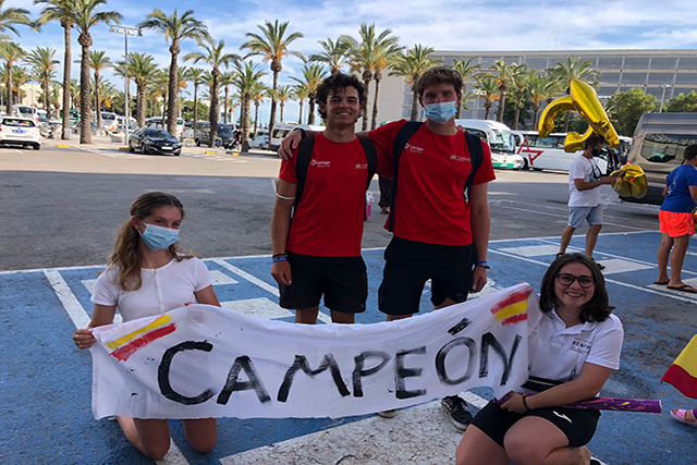 Recibimiento David Ponsetí-Europeo 2021 Ilca6