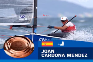 Joan Cardona-Bronce JJOO Tokio en vela Finn1