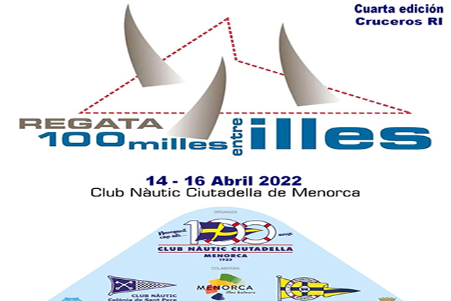 Cartell Regata 100 Milles entre Illes