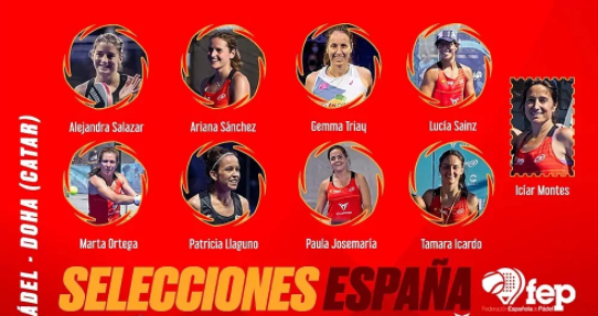 España fem Mudial padel Qatar