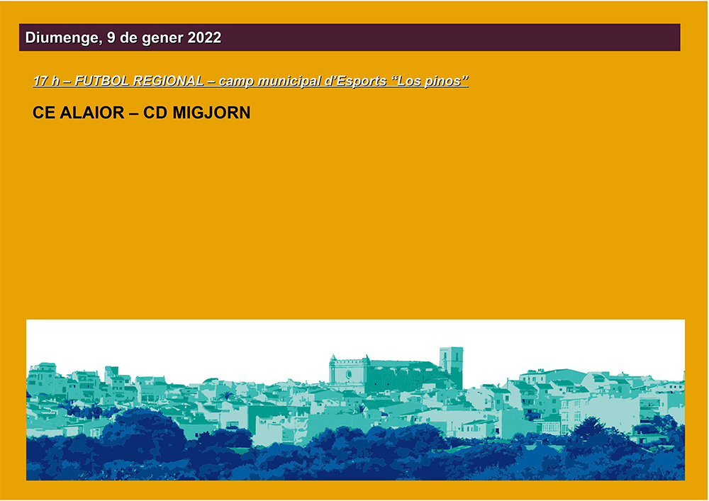 AGENDA ESPORTIVA Lô 2021