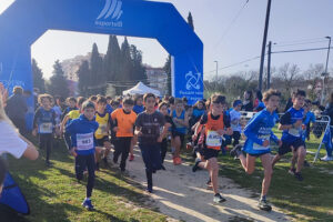 Campeonato de Baleares Escolar- Absoluto de Cross-Sortida Sub12 Masculí - Gorka Gutiérrez 3º (dorsal 983)