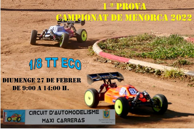 Cartel 1ª prova Automodelisme 2022