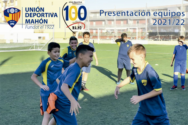 Cartel presentación UD Mahón