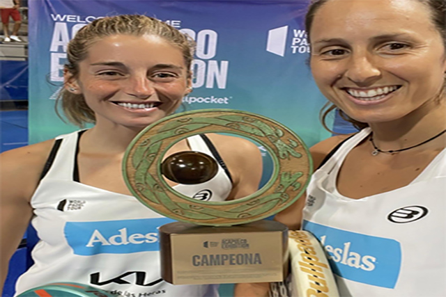 Gemma Triay-Torneo de exhibición de pádel de Acapulco (México)