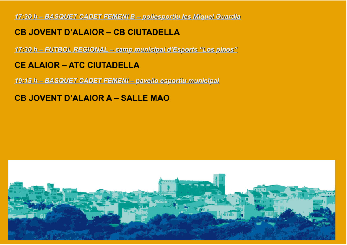 AGENDA ESPORTIVA Lô 2021