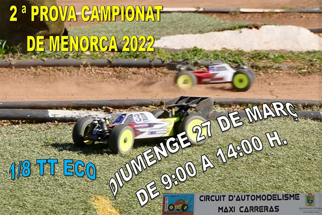 Cartel 2ª prova Automodelisme 2022