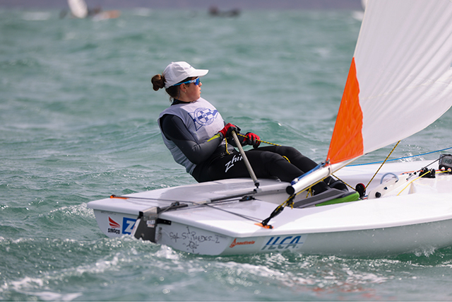 Maria Correa en regata