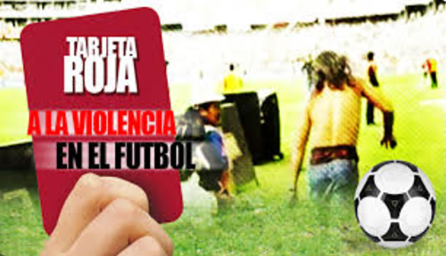 Tarjeta roja a la violencia en el futbol