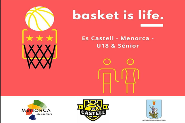 Logo Bàsket is Life-Es Castell