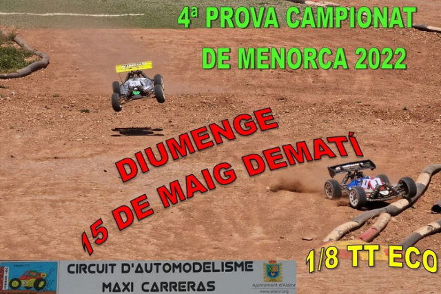 Cartel 4ª prova Automodelisme 2022