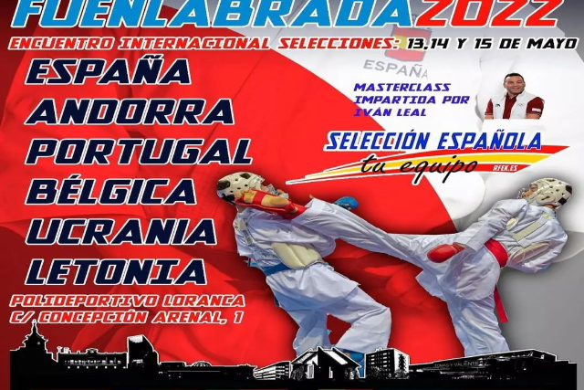 Cartel entreno seleccion española Karate-2