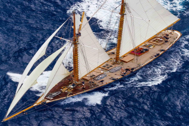 El Mariette (1915), en la edición de la Copa del Rey de Barcos de Época de de Mahón de 2013