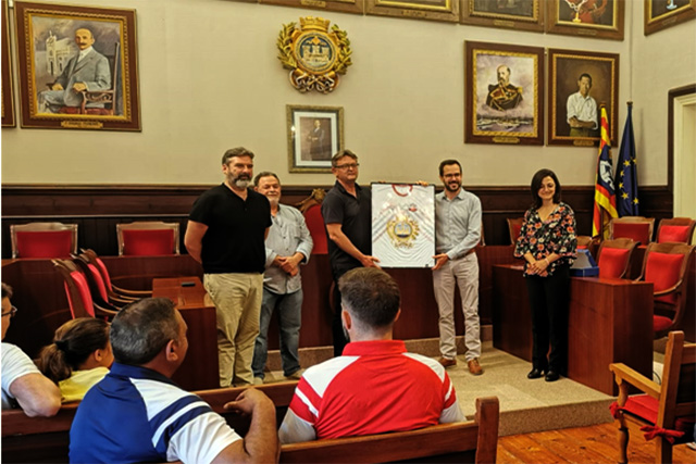Homenaje Aj Maó al CD Menorca