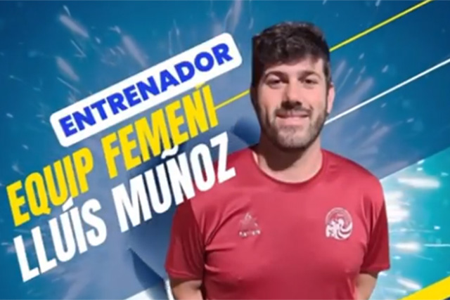 Lluís Muñoz-nou entrenador CCE Sant Lluís femení