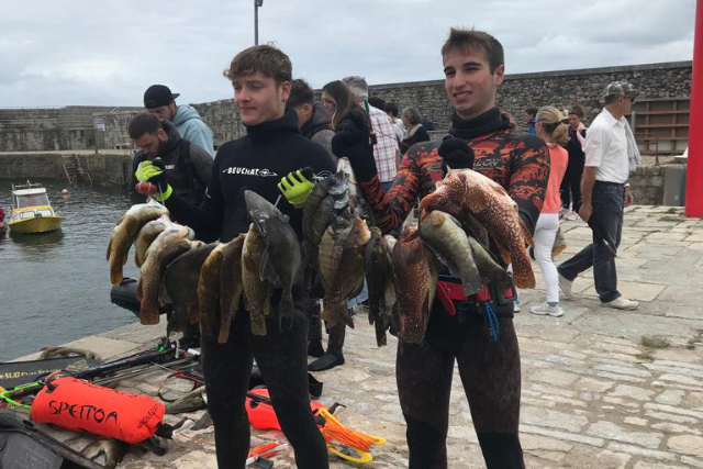 Cto España sub23 pesca submarina- Sergi Villalonga 8derecha)