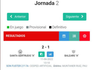 Cuadro3 Sporting de Mahón alevin