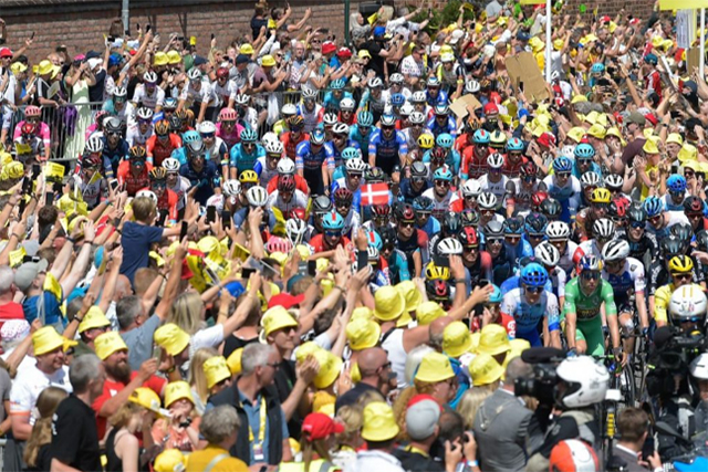 Llegada 2ª etapa Tour 22