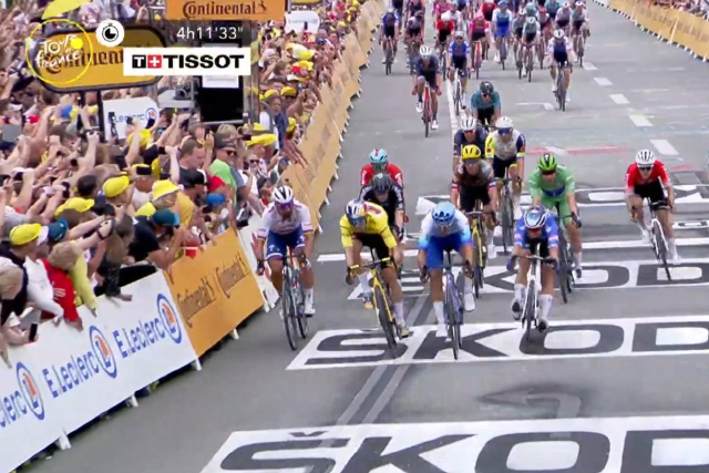 Llegada 3ª etapa Tour de Francia