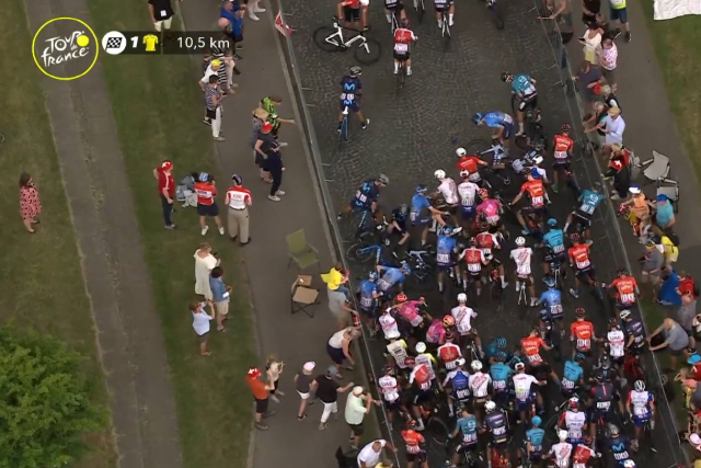 Montonera 3ª etapa Tour de Francia