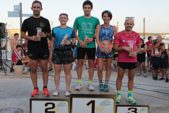 Podium Cursa Popular d'Estiu en Fornells 2022