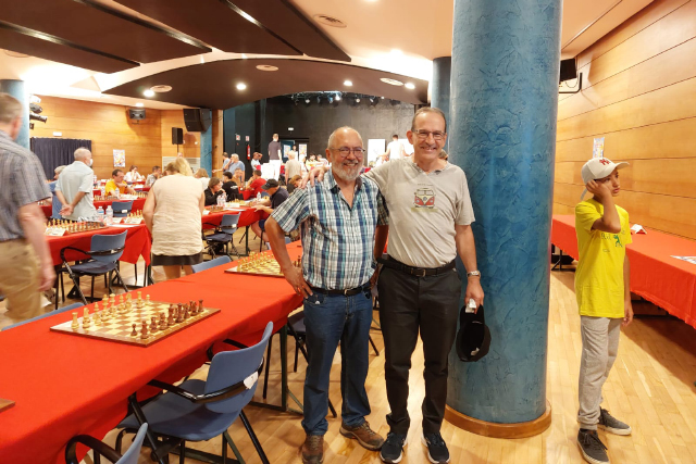 Guillem Simó y Fernando Sanjuan -Torneo Calviá Ajedrez