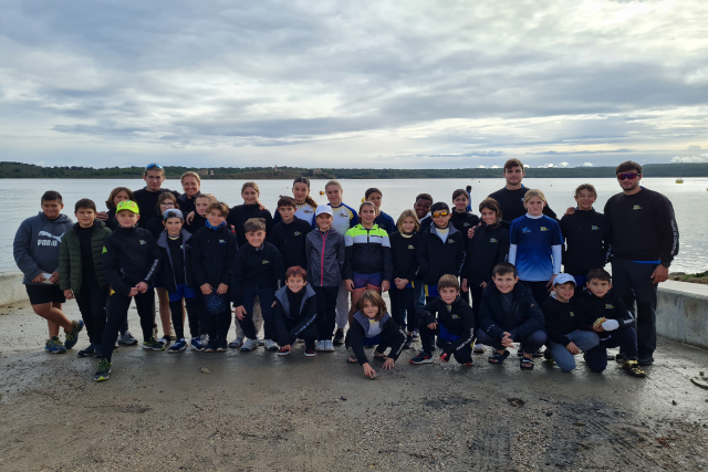 Equipo de promoción del Marítimo-I Copa Balear de Promoción de piragüismo