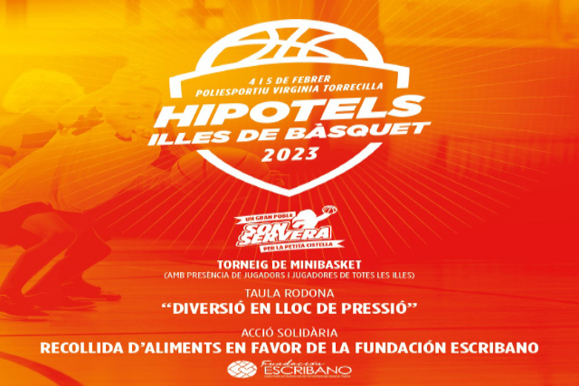Cartel 6 edició de l'Hipotels Illes de Bàsquet