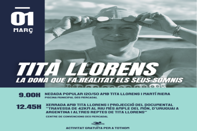 Cartell nedada popular Tita Llorens y Martí Riera