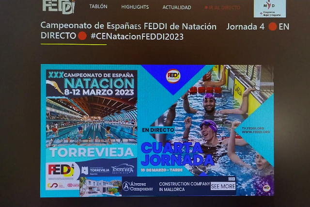 Campeonato de España de Natación FEDDI 2023