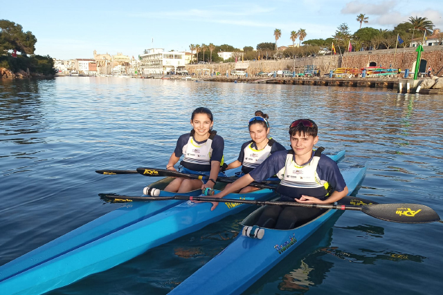 Sans, Jáimez y Llompart (CN Ciutadella)-Nacional piragüismo