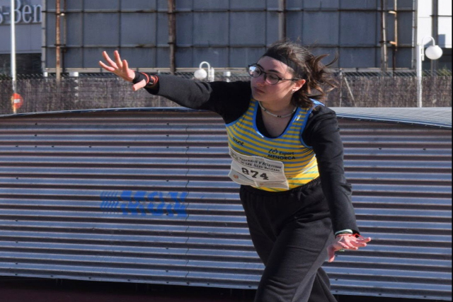 Saray Ávila, récord de Menorca de lanzamiento de disco1