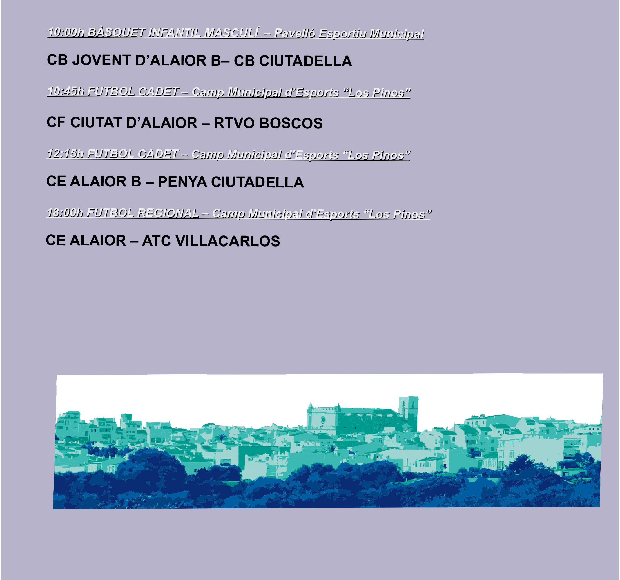 AGENDA ESPORTIVA Lô 2022