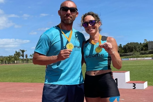Barrera y Coll, Campeones de Baleares y récords de Menorca