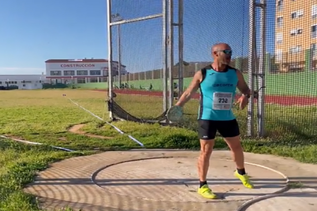 David Barrera - Disc-Control pista atletismo