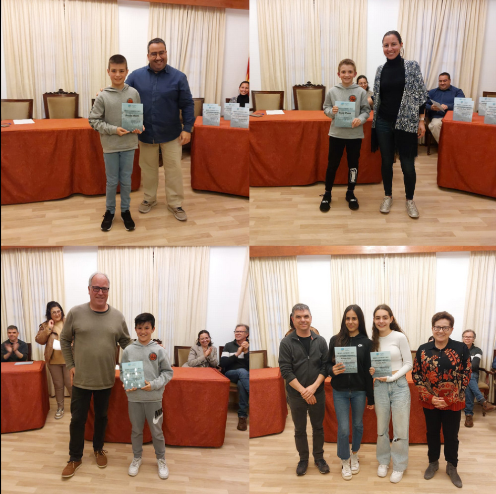 Reconeixament Aj Ferreries a esportistes 2022