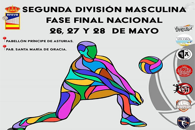 Cartel Fase ascenso Segunda masculina volei